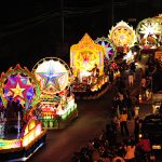 Counting stars at Sakon Nakhon Christmas parade 2017
