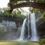 Huai Luang Waterfall is Located in Phu Chong Na Yoi National Park, Ubon Ratchathani