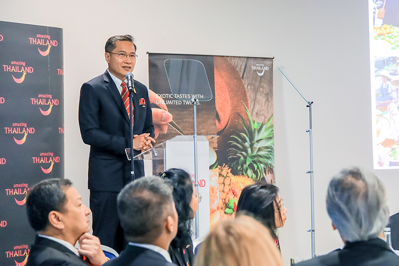 Thai Tourism Minister Weerasak Kowsurat Speech at WTM 2018