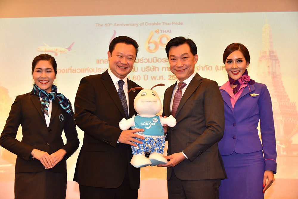 TAT joins forces with THAI to promote 60th anniversary promotions