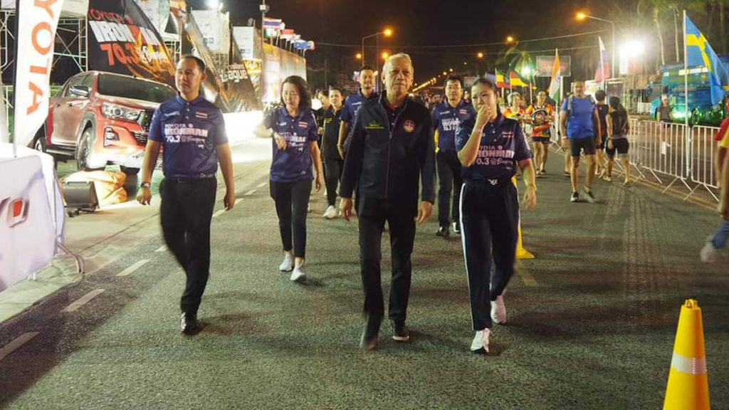 Thai tourism minister attended Ironman 70.3 Bang Saen 2020