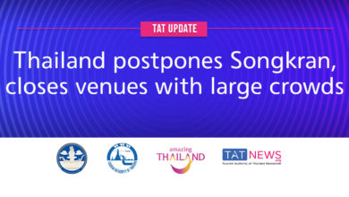Thailand postpones Songkran 2020, temporarily closes venues with large crowds
