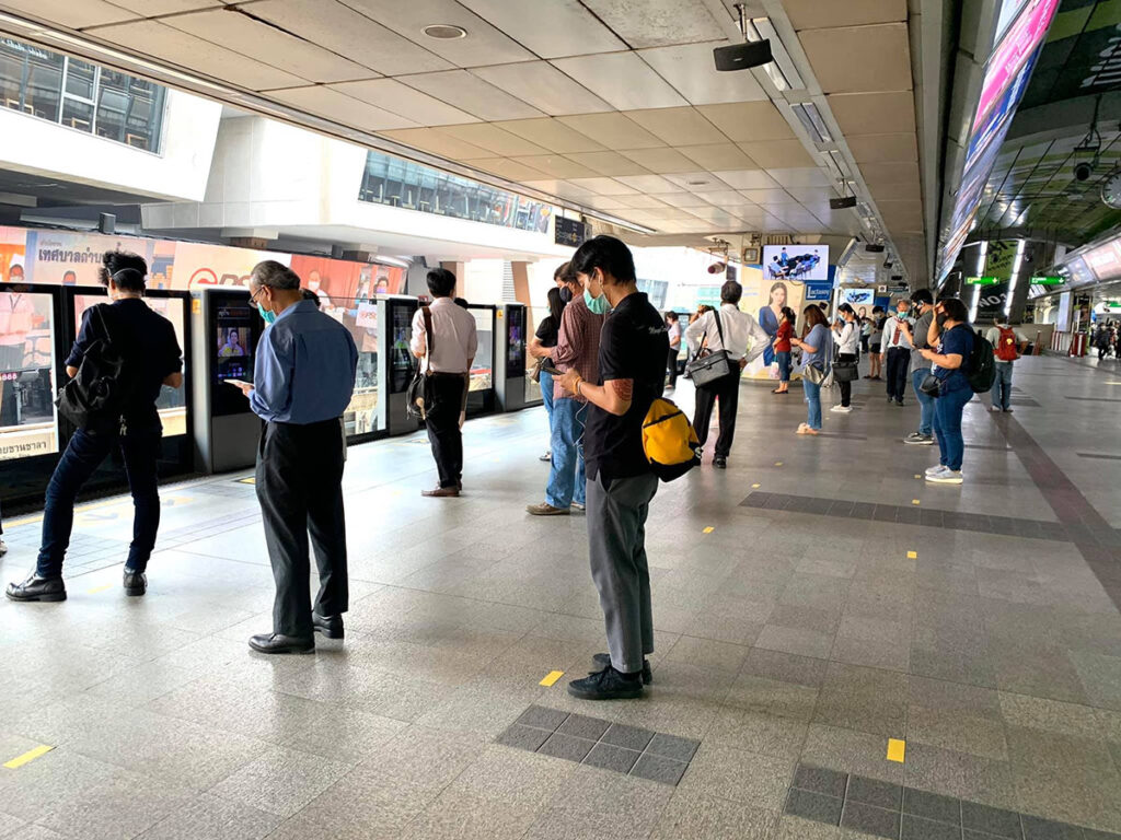 TAT update: BTS Skytrain intensifies anti-COVID-19 social distancing measures