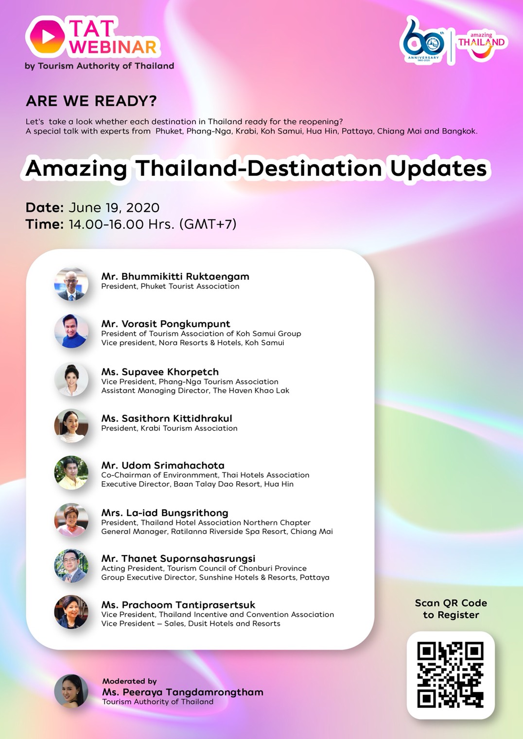 Don’t Miss – TAT Webinar: Amazing Thailand Destination Updates