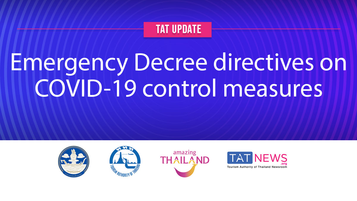 TAT update regarding latest Emergency Decree directives on COVID-19 control measures