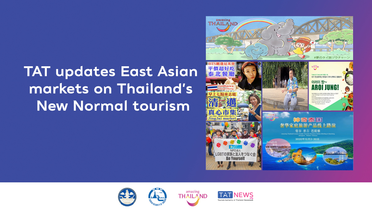 TAT updates East Asian markets on Thailand's New Normal tourism
