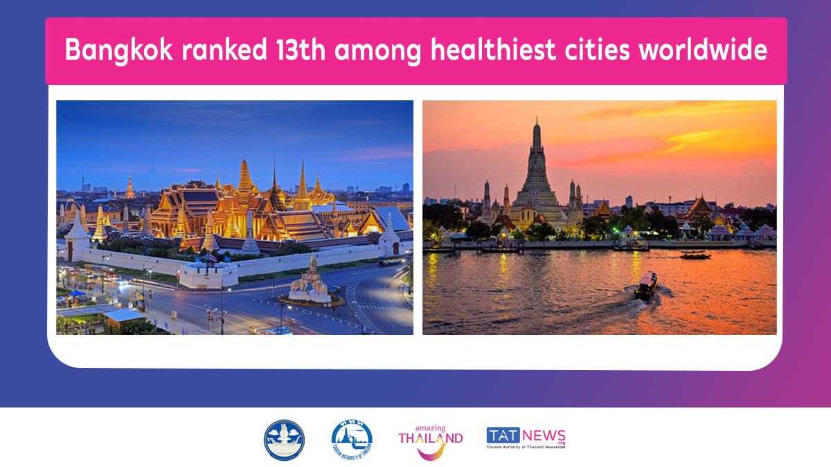 Bangkok ranked 13th among healthiest cities worldwide