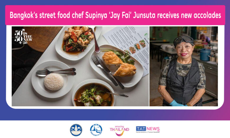 Bangkok's street food chef Supinya 'Jay Fai' Junsuta receives new accolades
