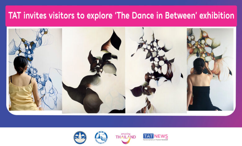 Bangkok, 9 February, 2021 - The Tourism Authority of Thailand (TAT) is pleased to announce that the 'The Dance in Between' exhibition by Japanese artist Hiroko Hongyok will open as scheduled from 11 February to 14 March 2021 in room 248 on the second floor of River City Bangkok.