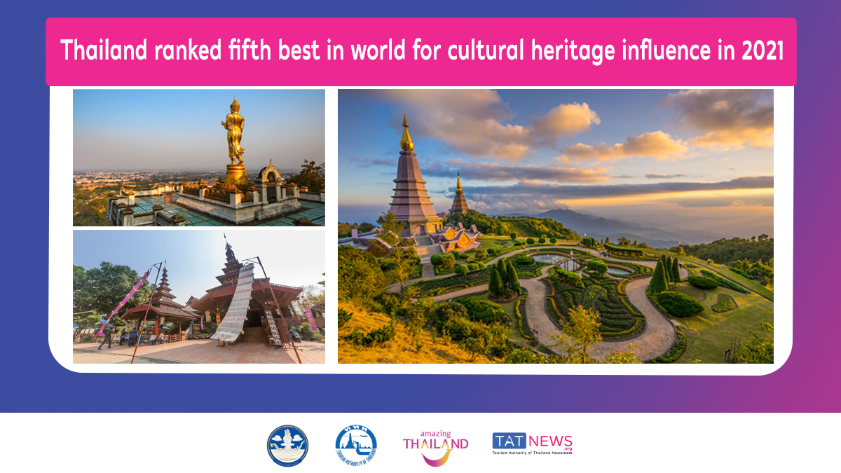 Thailand ranked fifth best in world for cultural heritage influence in 2021