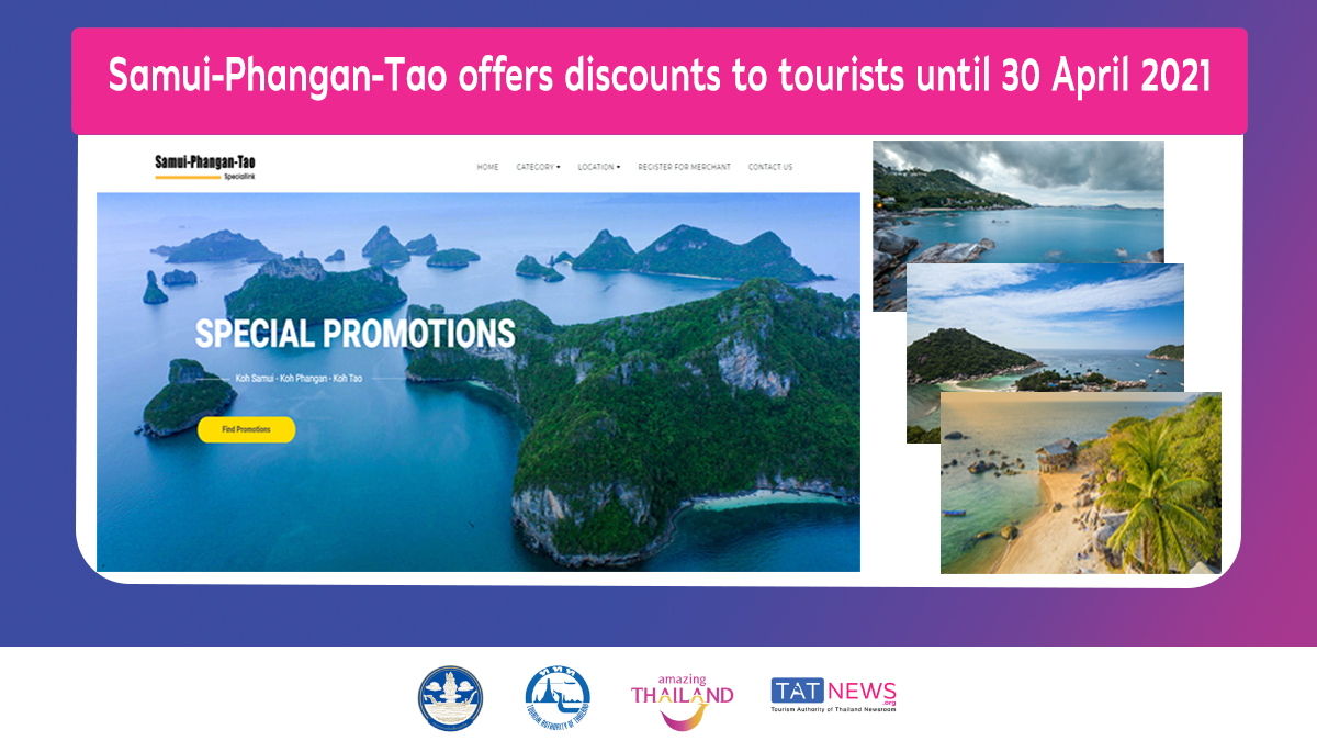 Samui-Phangan-Tao offers discounts to tourists until 30 April 2021