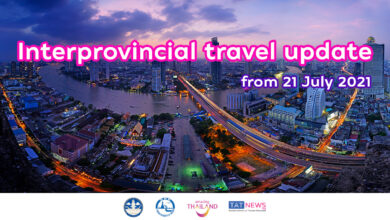 Interprovincial travel services adjusted from 21 July 2021