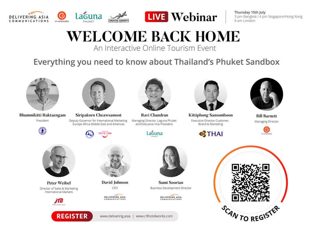 ‘Everything You Need to Know about Thailand’s Phuket Sandbox’ webinar on 15 July 2021