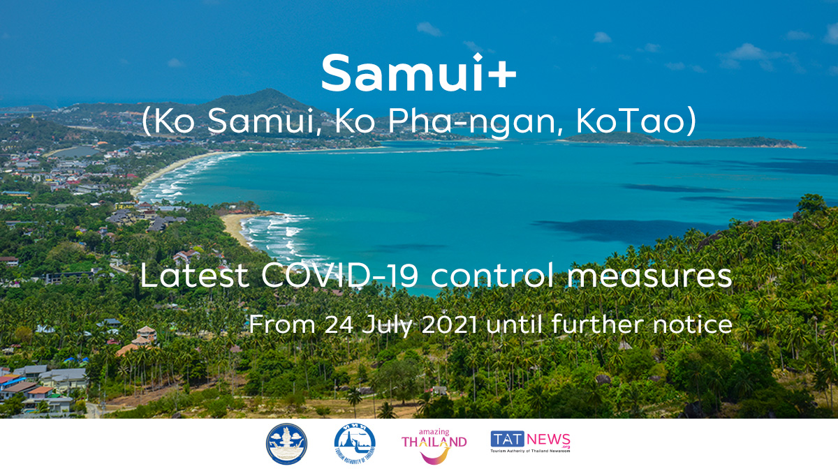 Surat Thani announces urgent COVID-19 control Measures for Ko Samui and Ko Pha-ngan