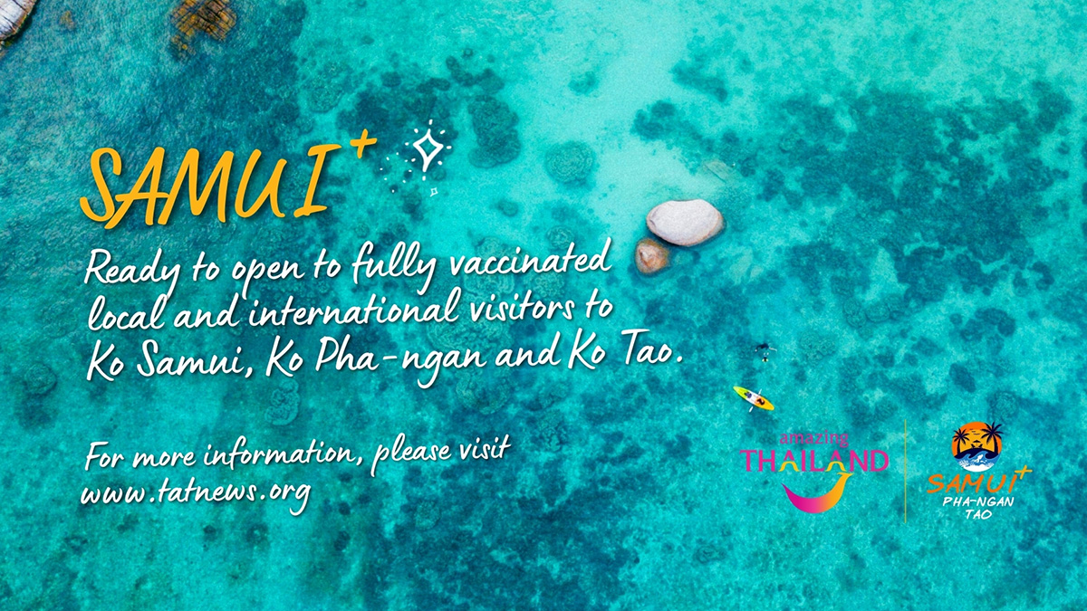 Samui, Ko Pha-ngan and Ko Tao reopen today with the launch of ‘Samui Plus’ programme