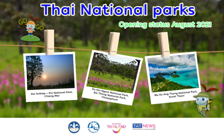 60 Thai national parks reopen to visitors from August 2021