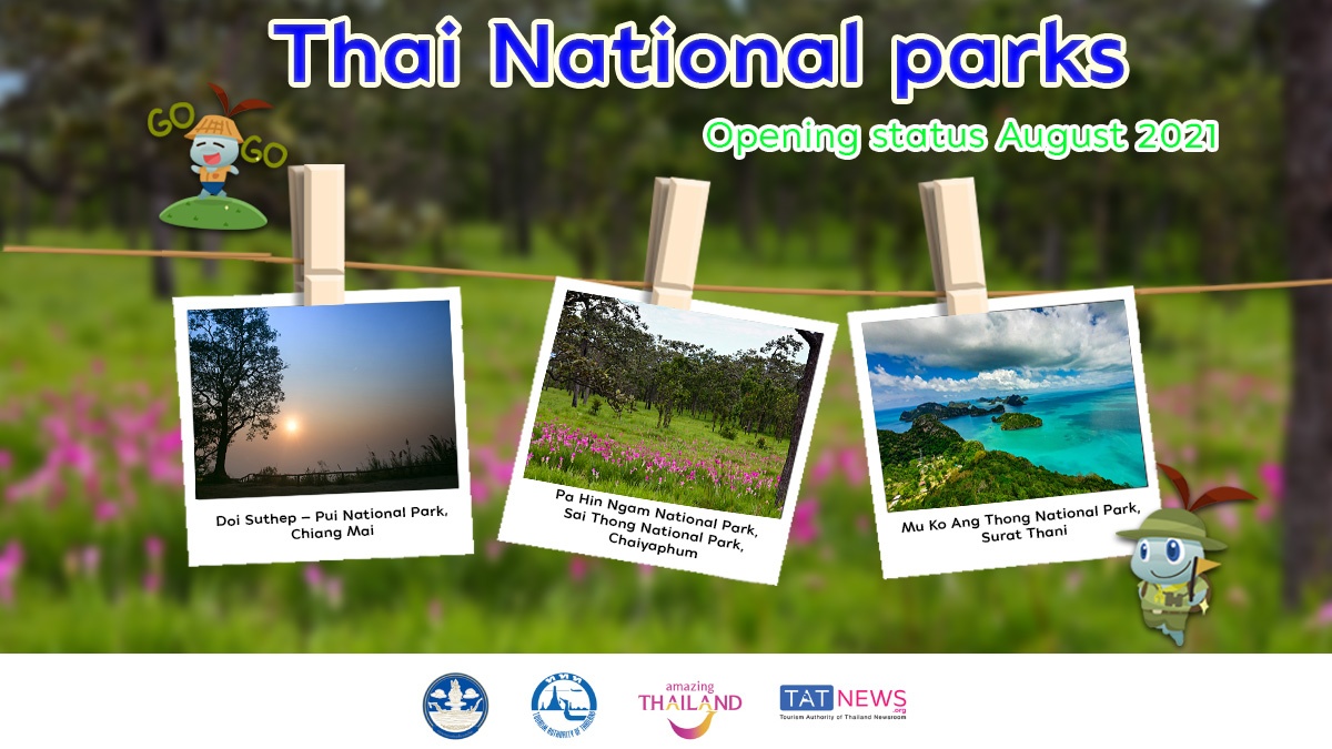 60 Thai national parks reopen to visitors from August 2021