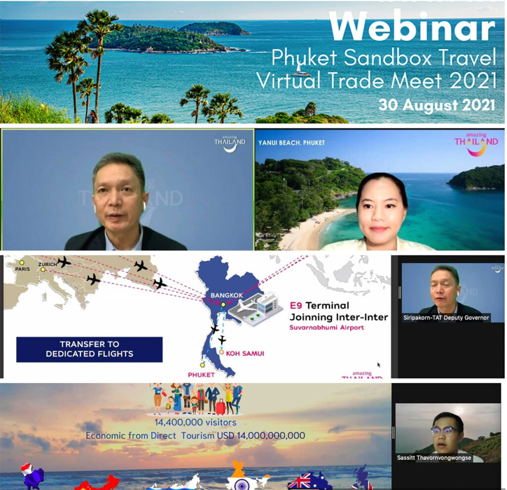 Phuket Sandbox Travel Virtual Trade Meet 2021 prepares for high season