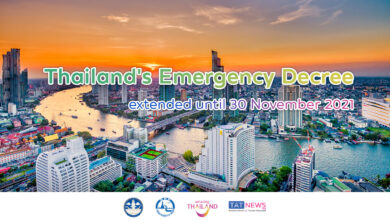 Thailand extends Emergency Decree for fourteenth time until 30 November 2021