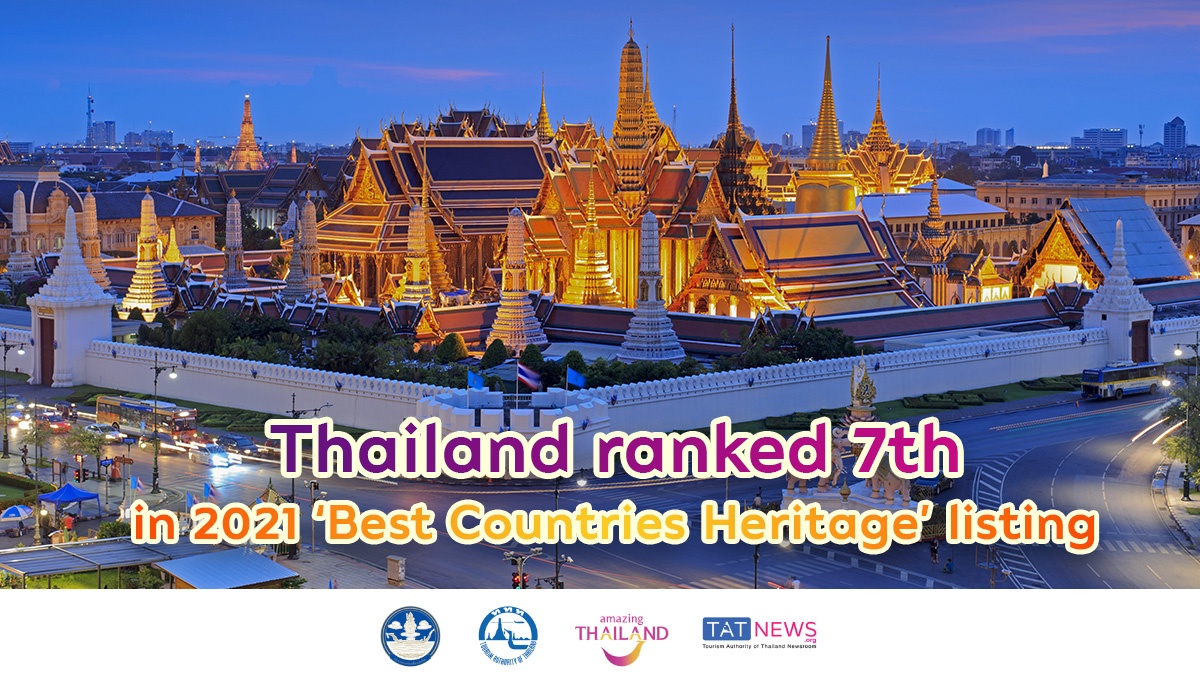 Thailand moves further up the ‘Best Countries Heritage’ top 10 rankings