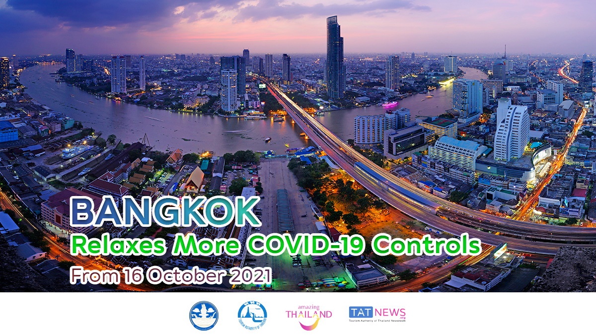 Bangkok lifts more COVID-19 restrictions from 16 October 2021