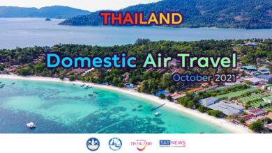 Updates on domestic air travel in Thailand in October 2021