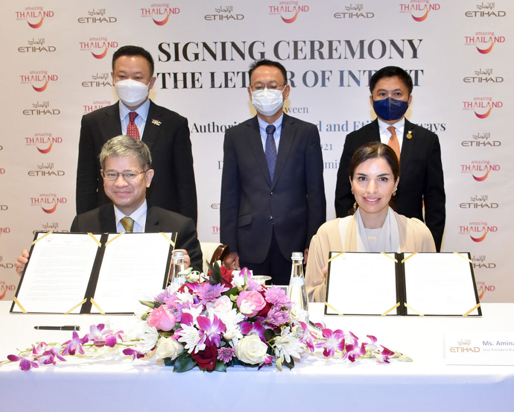 TAT formed agreement with Etihad and launched ‘Visit Thailand Year 2022’ to the Gulf Region