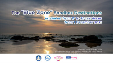 Thailand increases “Blue Zone” destinations to 26