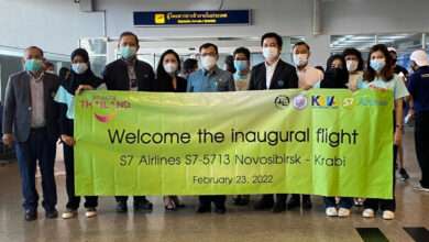 TAT welcomes S7 Airlines’ new weekly service between Russia’s Novosibirsk and Thailand’s Krabi