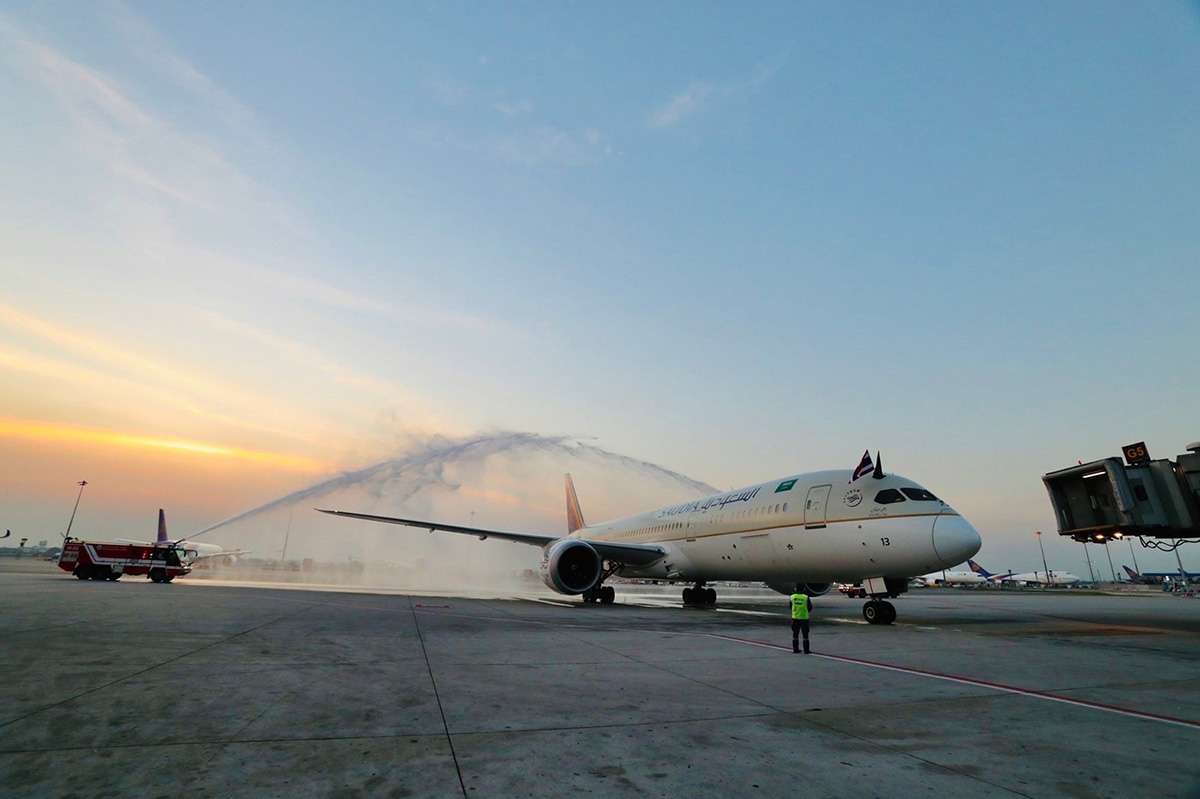 Thailand welcomes Saudia’s maiden flight from Riyadh to Bangkok