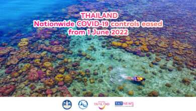 Thailand further eased nationwide COVID-19 controls from 1 June 2022