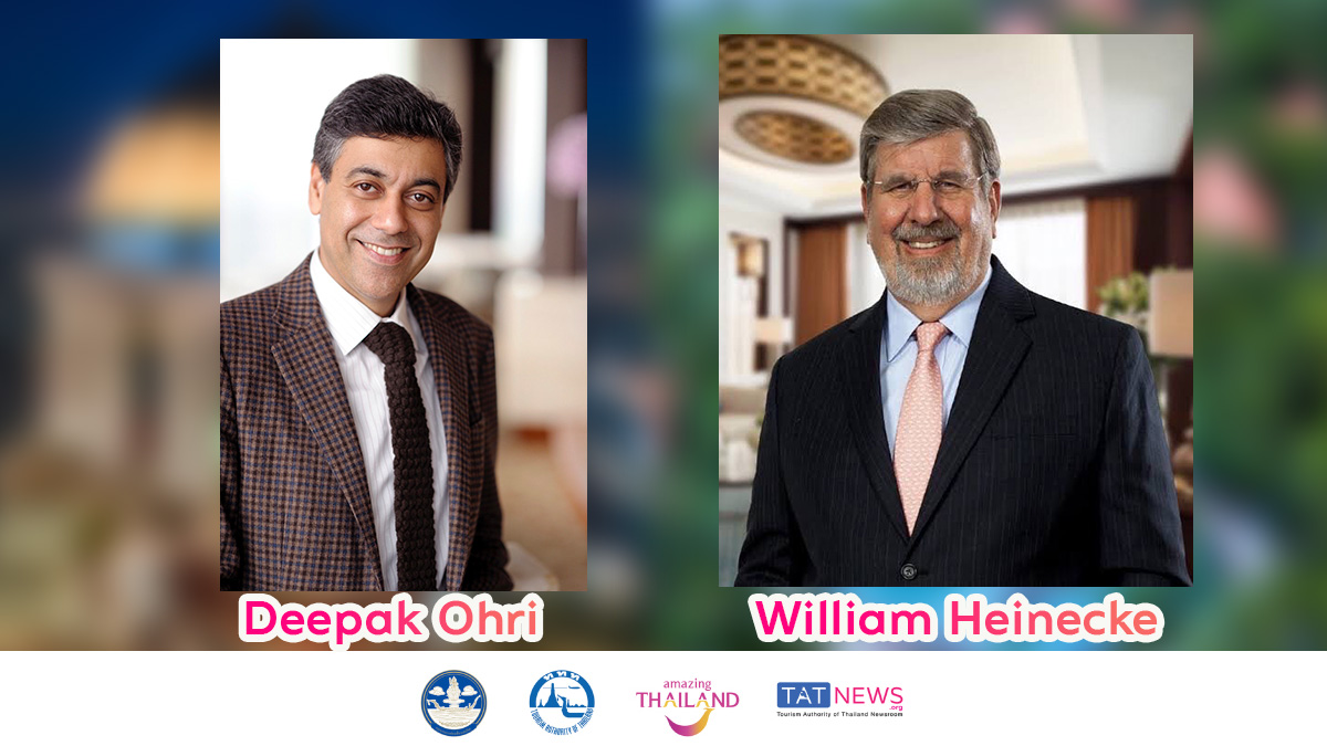 Thailand’s Deepak Ohri, William Heinecke named among ‘100 Most Powerful People in Global Hospitality’