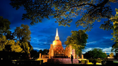 Light Up the Night at Sukhothai Historical Park July 2022