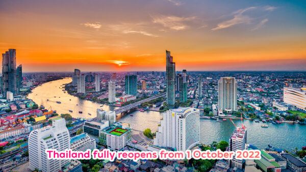 Thailand fully reopens from 1 October 2022