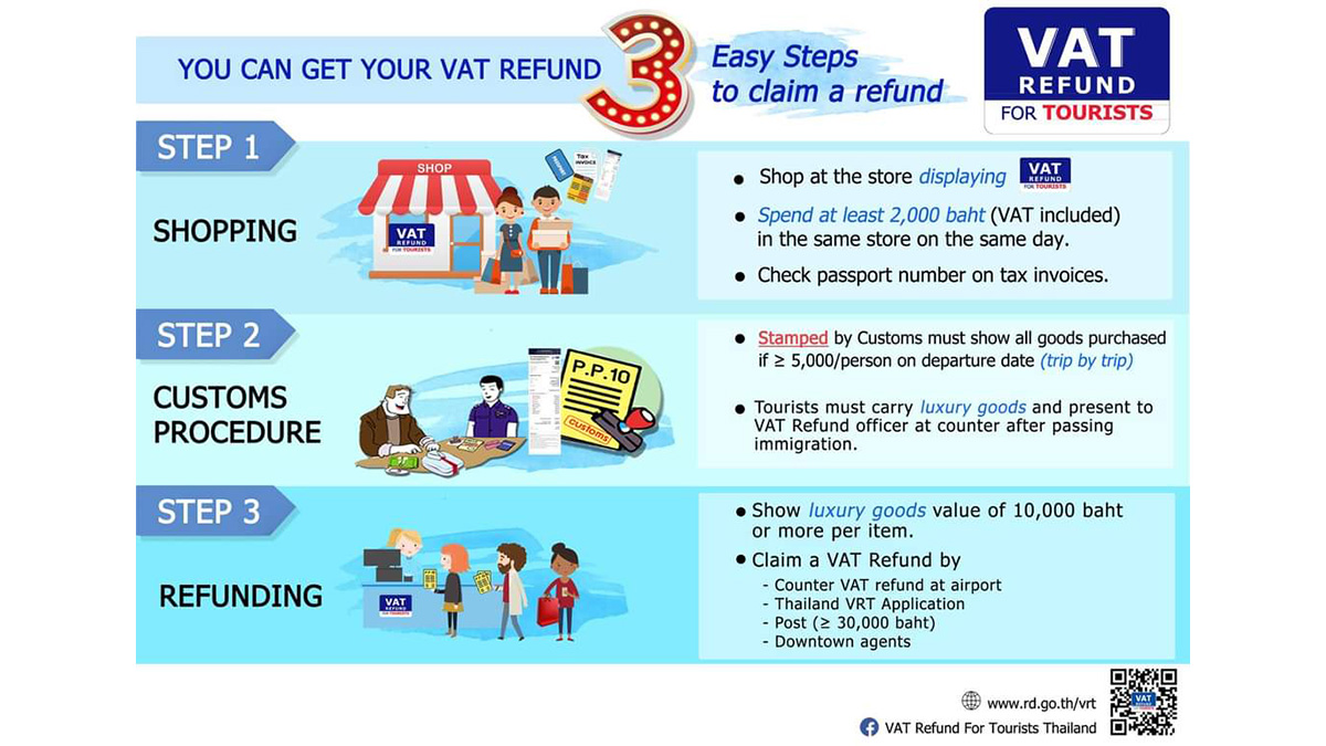 Thailand Offers VAT Refund For Tourists TAT Newsroom