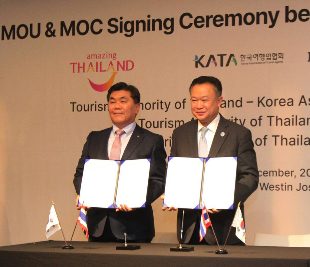 TAT signs cooperation deals with major South Korean tourism players
