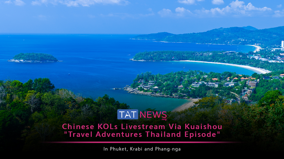 Chinese KOLs livestream travel experiences in Southern Thailand
