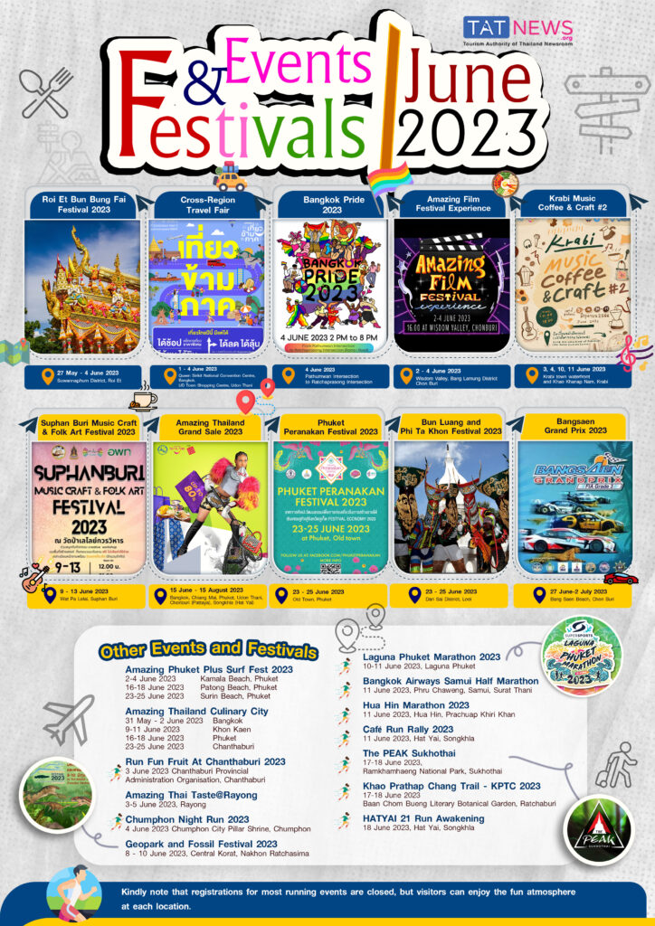 June 2023 is another busy month full of festivals and events