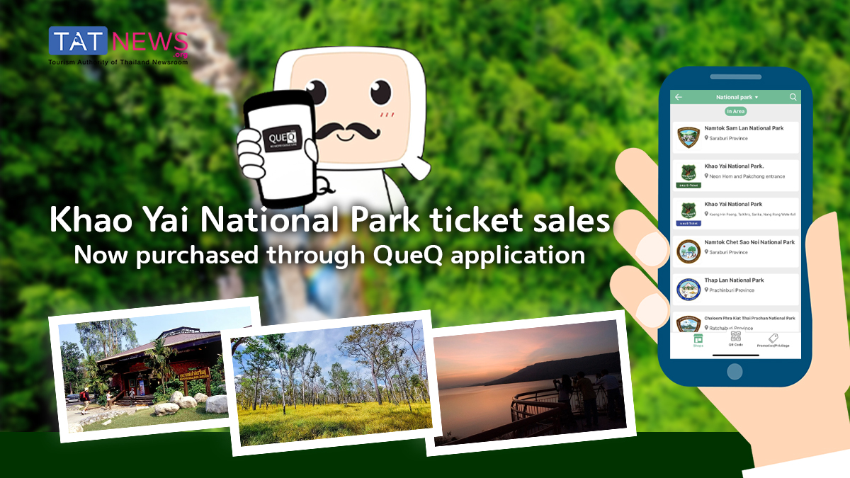 Khao Yai National Park introduces e-ticketing through QueQ app