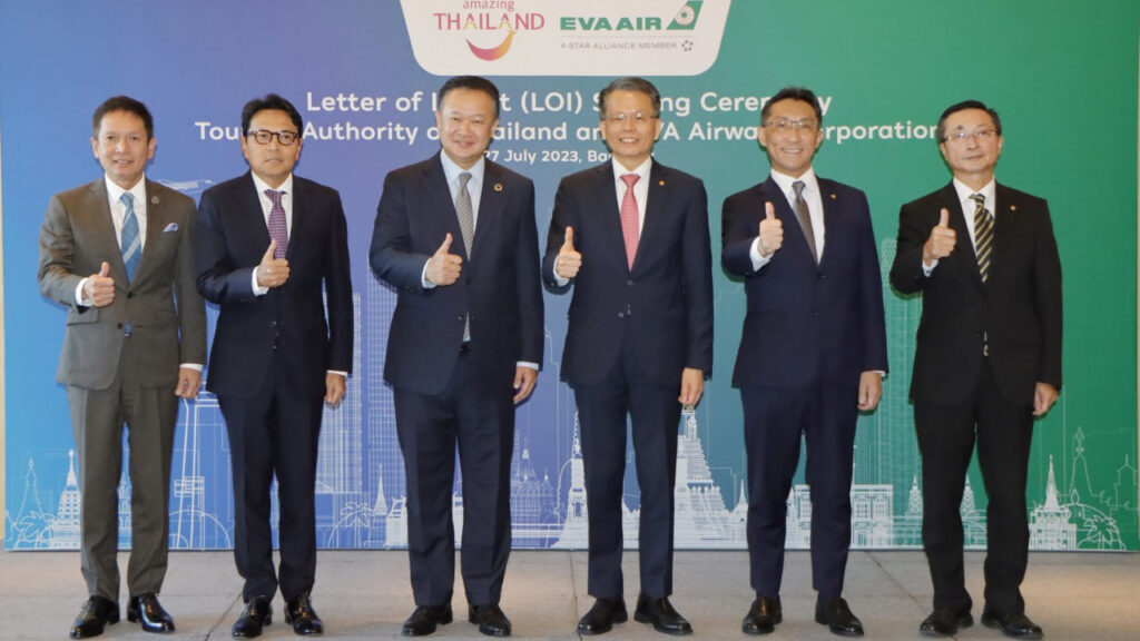 TAT and EVA Air sign LOI to jointly promote Thai tourism