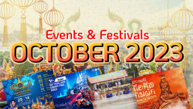 Thailand events calendar for October 2023