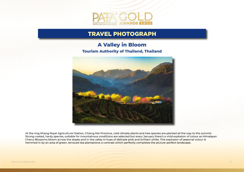 Thailand wins three PATA Gold Awards 2023