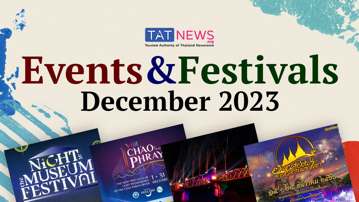 Thailand events calendar for December 2023