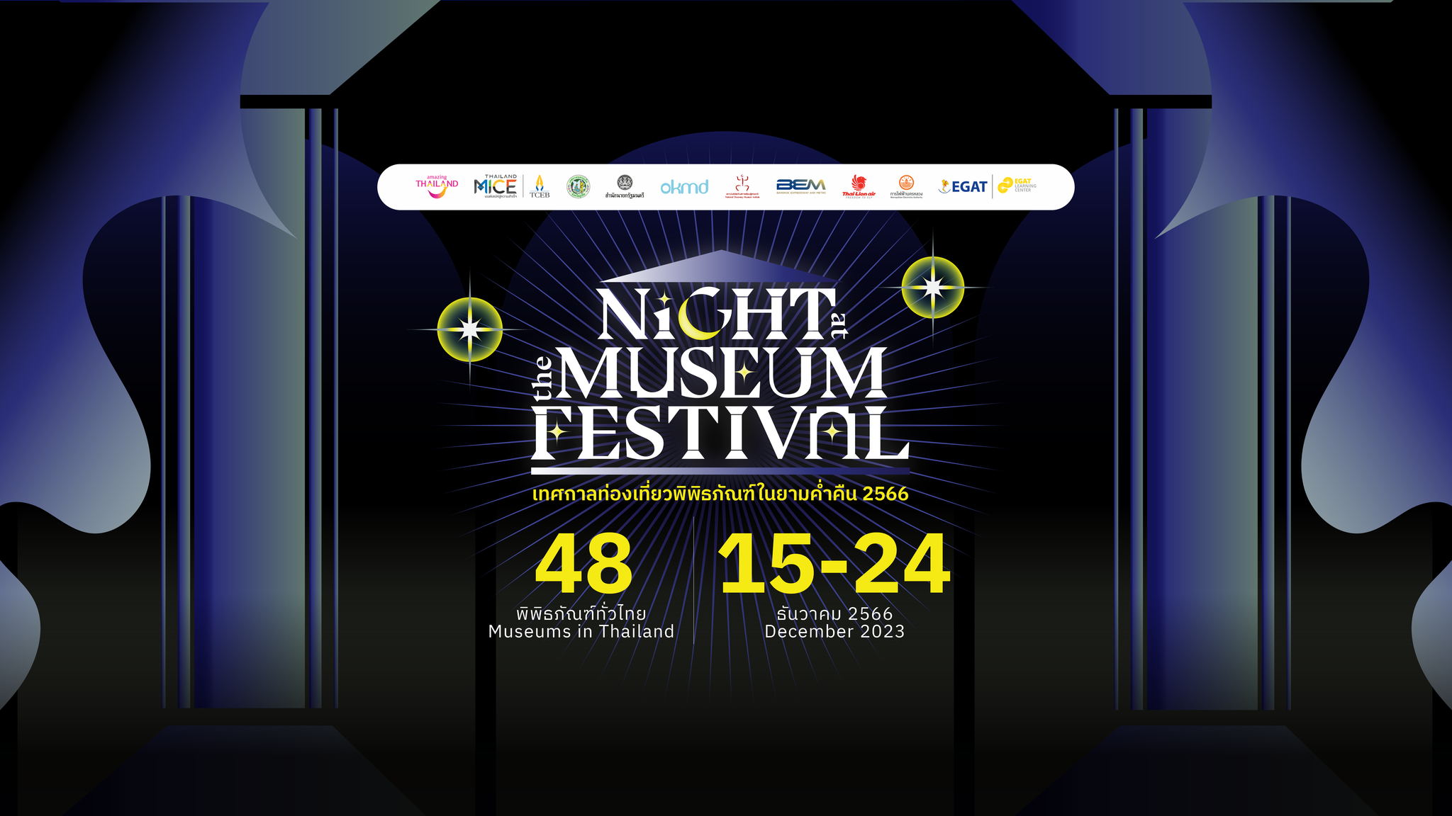 Thailand holds “Night at the Museum Festival 2023” from 15-24 December