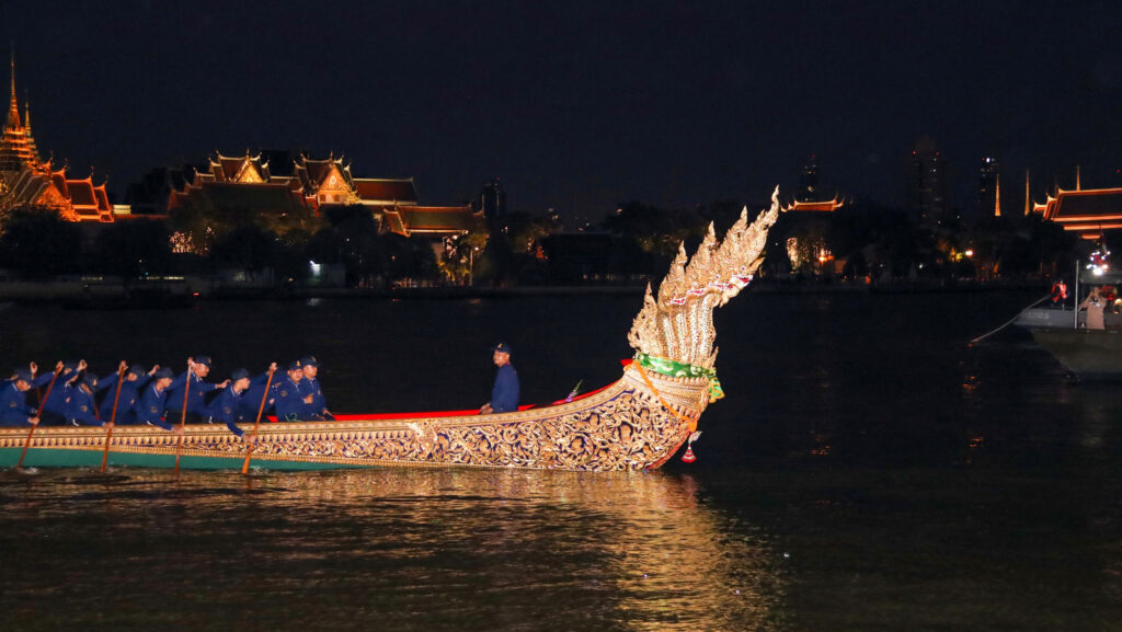 Preparations for the Royal Barge Procession honouring HM The King