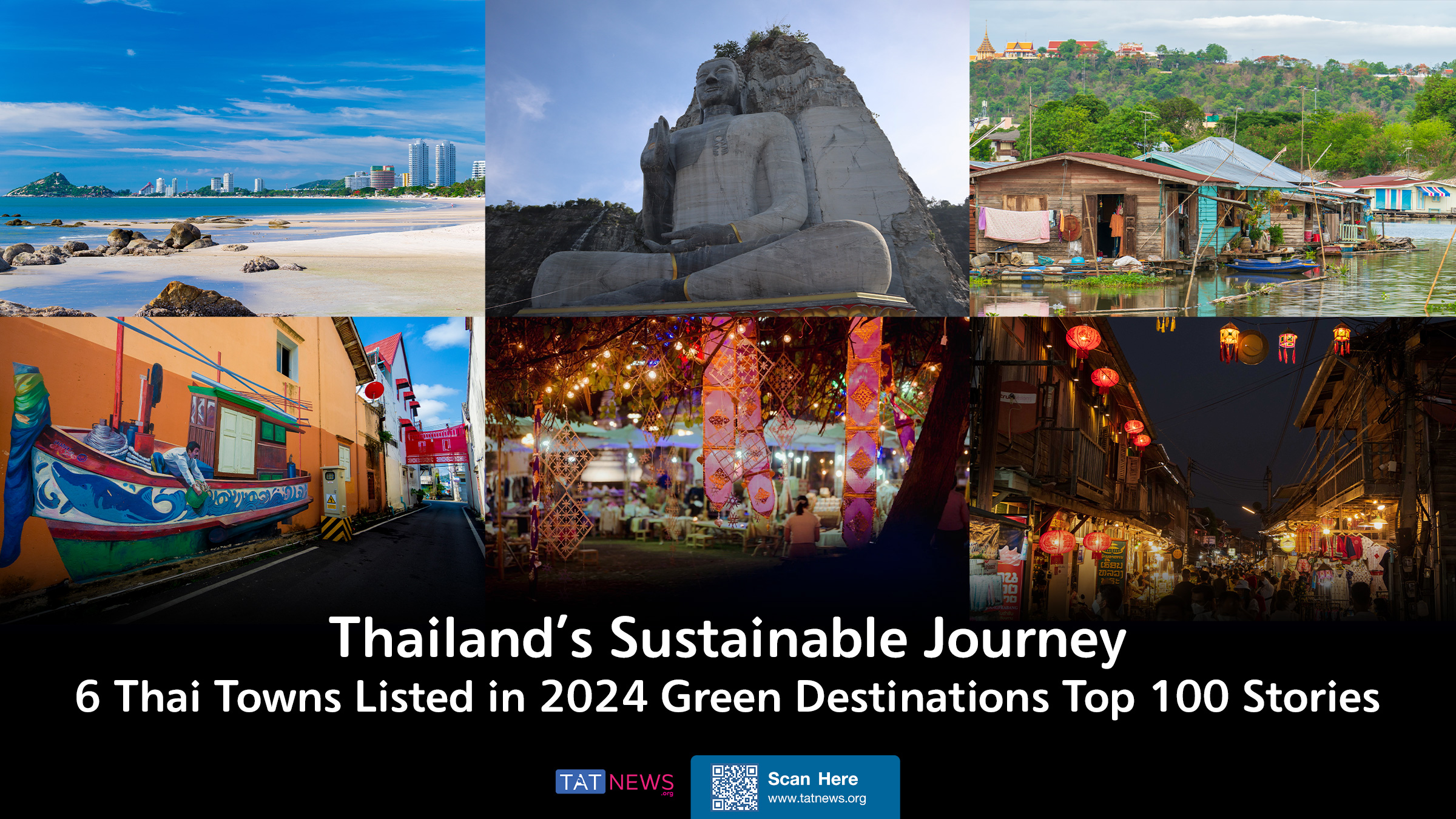 Green Destinations Top 100 Stories lists 6 Thai towns in 2024 edition