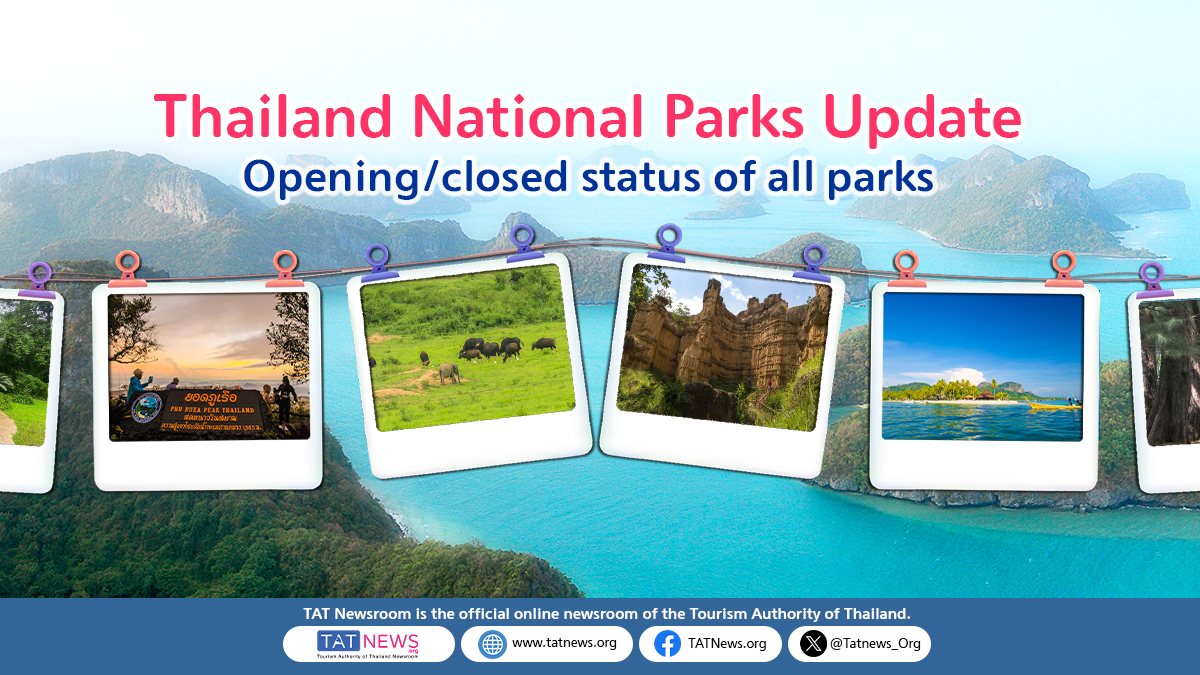 Annual seasonal closure of attractions of Thailand’s national park system