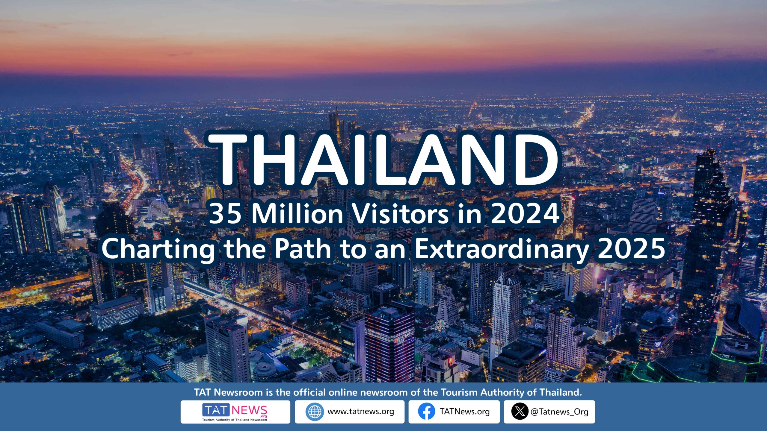 Thailand Welcomes Over 35 Million Visitors in 2024: A Milestone Paving the Way for 2025