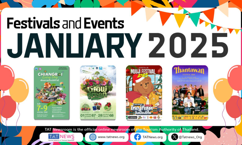 January 2025 Festivals and Events in Thailand