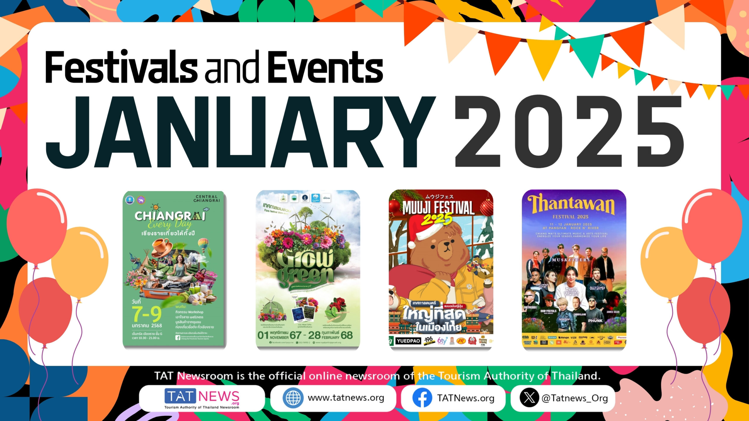 January 2025 Festivals and Events in Thailand